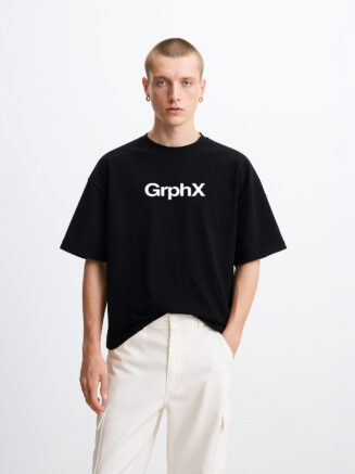 GrphX Oversized Cotton T-Shirt -GrphX “Don’t Get Caught” Oversized Cotton T-Shirt