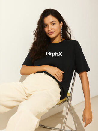 GrphX Oversized Cotton T-Shirt -GrphX “Don’t Get Caught” Oversized Cotton T-Shirt