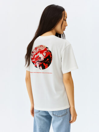 GrphX Oversized Cotton T-Shirt - “Hope Multiverse” Oversized Cotton T-Shirt