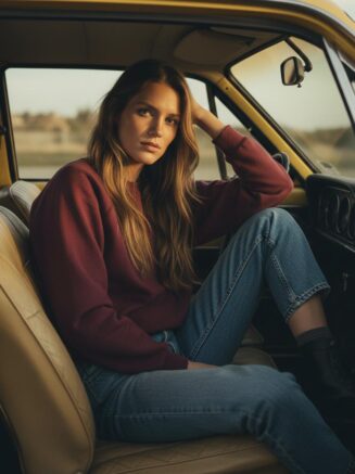 Classic Red Premium Sweatshirt