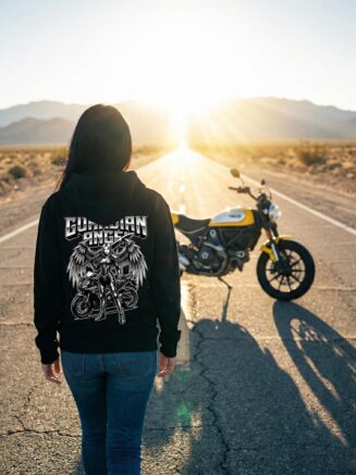 Guardian Angel Rider Hoodie – Premium Motorcycle Apparel