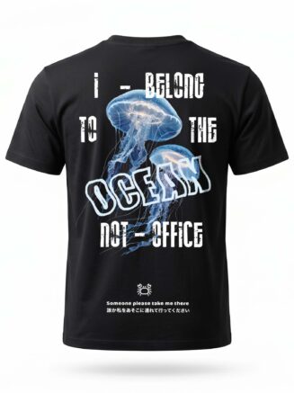 GRPHX “Ocean Mode” Graphic Oversized T-Shirt – Premium Cotton Streetwear